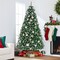 Best Choice Products Artificial Frosted Christmas Tree, Premium Unlit Spruce Design, Dense Branches – Green Spruce​